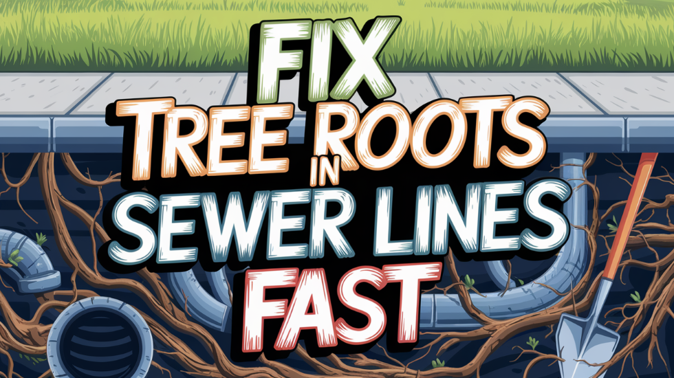 Fix Tree Roots in Sewer Lines Fast